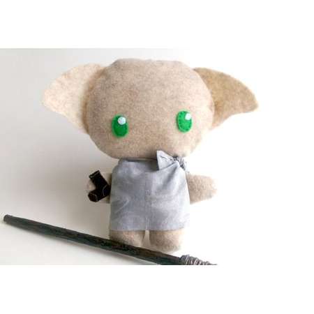 Dobby, Harry Potter, pillow, plushie, cushion, stuffed toy, kawaii, wizard toy, Hogwarts, magic, elf, house elf ***WAND NOT INCLUDED*** thumb