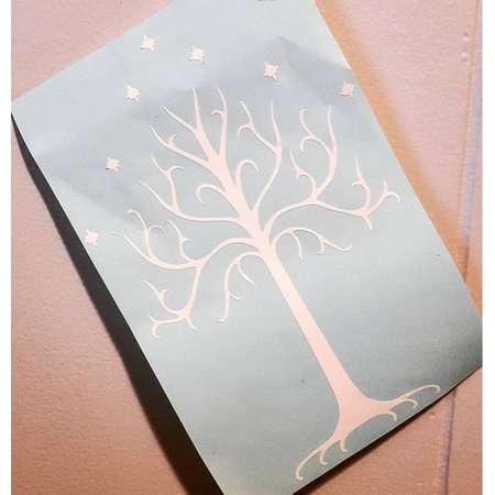 Large Tree of Gondor Car Decal Tree of Gondor Decal Tree of Gondor Sticker LOTR Decal LOTR Car Decal Lord of the Rings Decal thumb