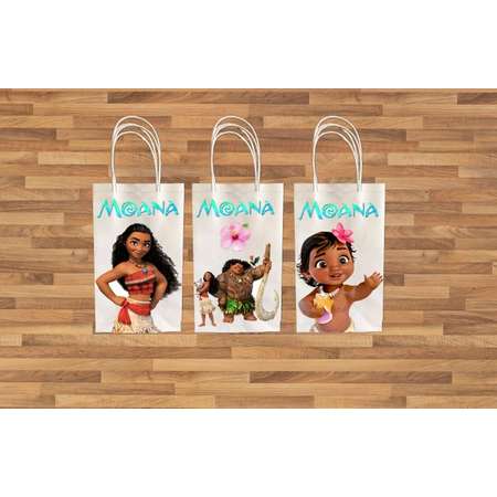 Moana Favor Bags/ Maui Favor Bag/ Moana Printables/ Moana party bag/ Maui/ Instant Download/ Moana & Maui thumb