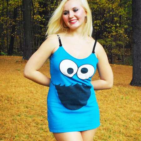 Cookie Monster Dress // Sesame Street Halloween Costume // Cookie Monster Costume Cosplay thumb