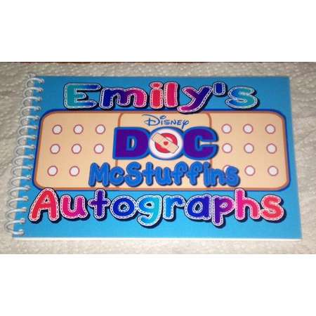 Personalized Disney Autograph Book Doc McStuffins - Free Personalization - NEW thumb