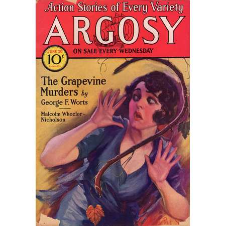 ARGOSY MAGAZINE, JUNE, 1931, Pulp Fiction thumb