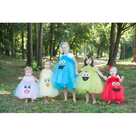Abby Cadabby Inspired Costume Tutu Dress Sesame Street Inspired Costume Tutu Dress for Halloween or Birthday Parties thumb