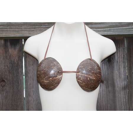 Coconut bra- Small, child, teen, small adult, coco bra, Hula costume bra, Tahitian costume, Polynesian dance thumb