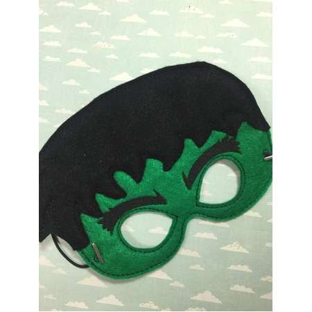 HULK | Photo Prop | Felt Mask | Kids Mask | hulk Mask | Party Mask | The Incredible Hulk Toy | Superhero Toys | Pretend Play thumb