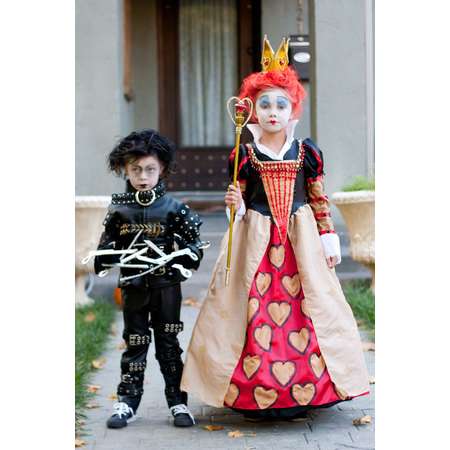 Tim Burton children's costumes - Edward Scissorhands or the Red Queen - Custom Made thumb
