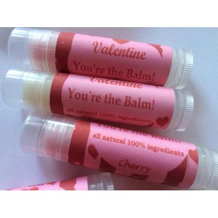 Valentine Lip Balm, Valentine You're The Balm Party Favors, Valentine Gift, Coworker gift thumb