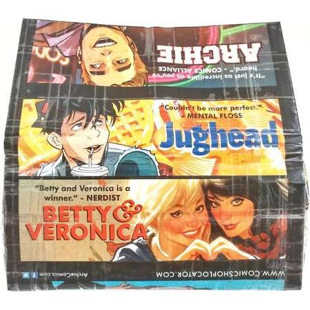 Black Long Women's Wallet, Archie Betty Veronica Jughead Riverdale Upcycled Comic Book, Ladies Unique Clutch Wallets, One of a Kind Gifts thumb