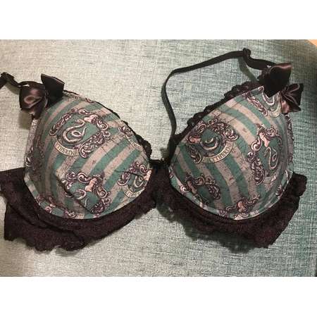 Harry Potter inspired bra SET (Slytherin) thumb