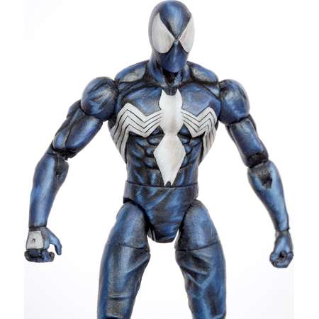 Spider-Man Marvel Legends Style Black Venom Symbiote Custom Action Figure thumb