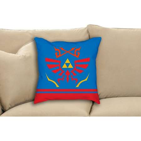 Hyrule Warriors The Legend of Zelda Nintendo Scarf Pattern Fan Art Throw Pillow thumb