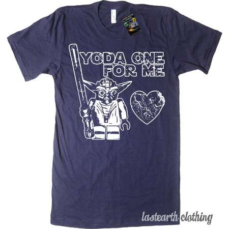 On Sale Yoda One For Me T-Shirt Funny Star Wars T Shirt - Womens Graphic Tees - Mens T Shirt - Kids T shirt Cool Birthday Gift Ideas Valent thumb