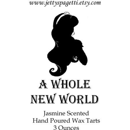 Whole New World Wax tarts- Jasmine Scented- Disney Inspired Scented Wax Tart- Wax melts - Aladdin thumb