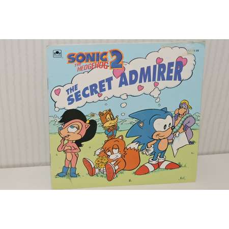 Rare - 1994 Sonic the Hedgehog 2 - The Secret Admirer Children's Book thumb