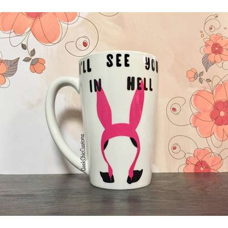 Bob's Burgers Mug, Funny Louise Mug, Louise Belcher, Bob's Burgers Gift, Bob's Burgers Fan Art, Bob Linda Tina Gene Belcher, Funny Mug Gift thumb