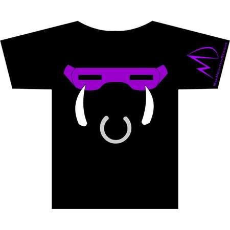 TMNT Teenage Mutant Ninja Turtles Bebop METALLIC T-shirt thumb