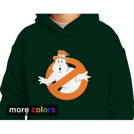 Irish Ghostbusters Leprechaun Kids Unisex Hoodie St Patricks Day Ireland Kiss Me I’m Irish thumb