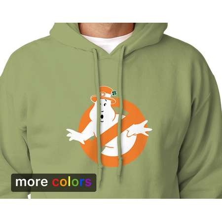 Irish Ghostbusters Leprechaun Adult Unisex Hoodie St Patricks Day Ireland Kiss Me I’m Irish thumb
