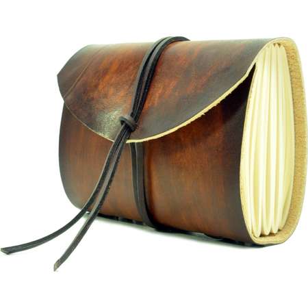 Leather book - soft OX RAW - Coco - A5 - 400 pages - diary of Vickys World® thumb