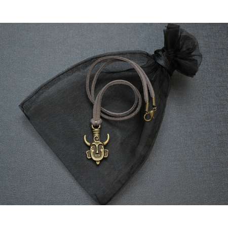 Supernatural Samulet necklace | amulet charm | Sam Dean Castiel fandom costume jewellery | cosplay prop replica jewelry thumb