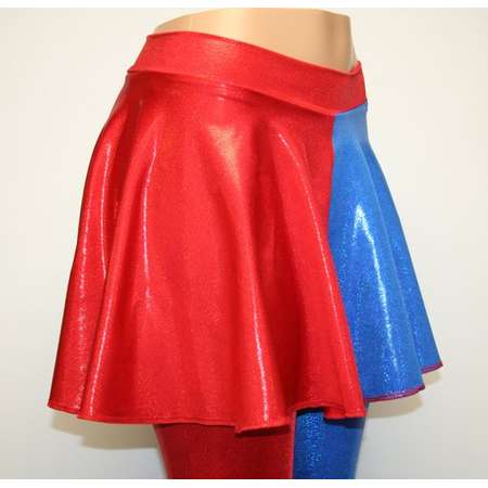 Harley Quinn Suicide Squad Red and Blue Cosplay Skirt. Suicide Squad Inspired Costume. All Sizes...Toddler thru Plus! thumb