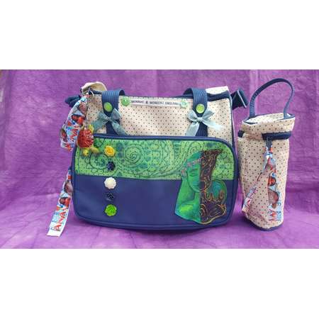 Extra Special Moana Tamatoa inspired Baby Nappy Diaper Changing bag. thumb
