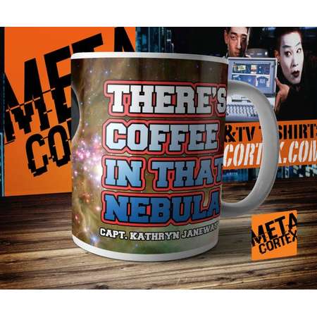 Star Trek: Voyager - There's Coffee in that Nebula Janeway Quote Mug thumb