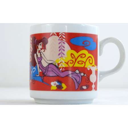 Megara from 1997 Hercules movie CIPA Italy for DISNEY ceramic coffee mug - French 90s vintage thumb