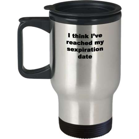 Menopause Gift | Funny Menopause Travel Mug | Menopause Humor | Getting Older Mug | Hot Flash | Peri-menopause | Gag Gift | Over the Hill thumb