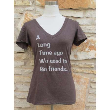 Veronica Mars Theme Women's Screenprinted Shirt (a long time ago we used to be friends) thumb