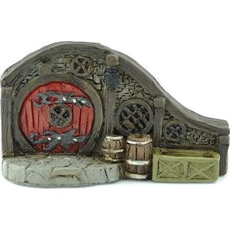 Micro Mini Hill House - Hobbit Inspired Miniature Fairy Garden House Fairy Home Facade LOTR Terrarium Miniature House Lord of the Rings thumb