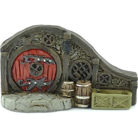 Micro Mini Hill House - Hobbit Inspired Miniature Fairy Garden House Fairy Home Facade LOTR Terrarium Miniature House Lord of the Rings thumb