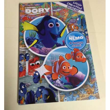 SALE!! Disney Pixar Finding Dory Repurposed Book Cover Journal/Notebook thumb
