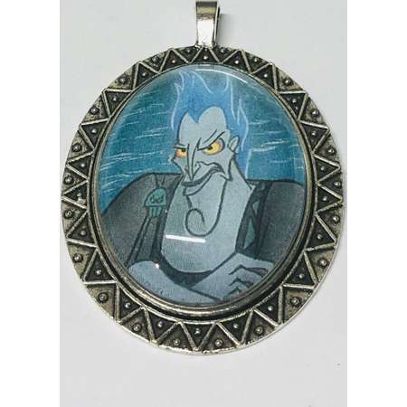 Hades Necklace Brooch or Ornament. Storybook Illustration Disney Hercules Villain thumb