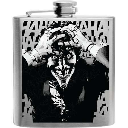 Joker, Batman, Stainless Steel Hip Flask, DC Comics, Injustice League, Supervillain, The Joker, Cartoon, Suicide Squad, Comic Book, Flask thumb