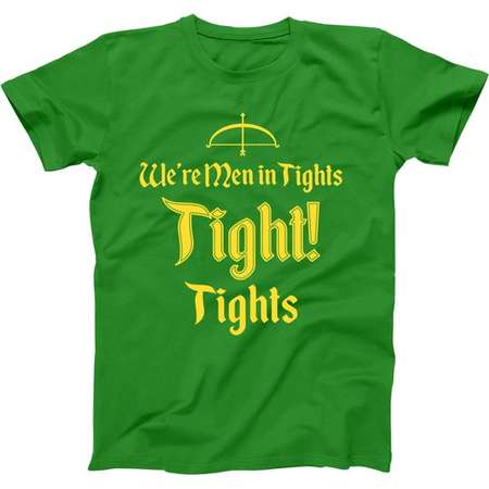 We're Men In Tights Tight Tights Funny Irish Humor Robin Hood Basic Men's T-Shirt DT1729 thumb