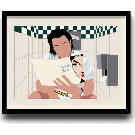 Pulp Fiction, Vincent Vega minimalist poster, Pulp Fiction digital art poster, Framed print, Matted print, Mounted print thumb