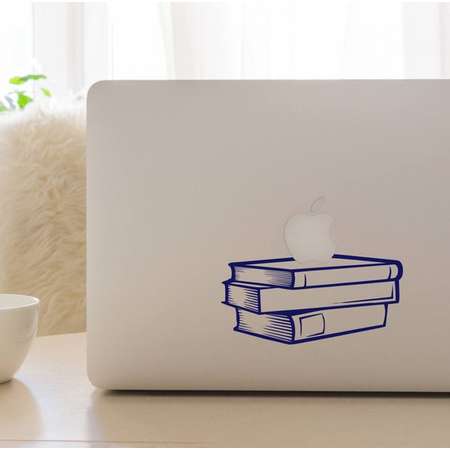 Teachers Pet, Stack of Books, Laptop Decal, MacBook Decal, Laptop Stickers, Mac Decal, Best Teacher Gift, Learning Assistant Gift thumb