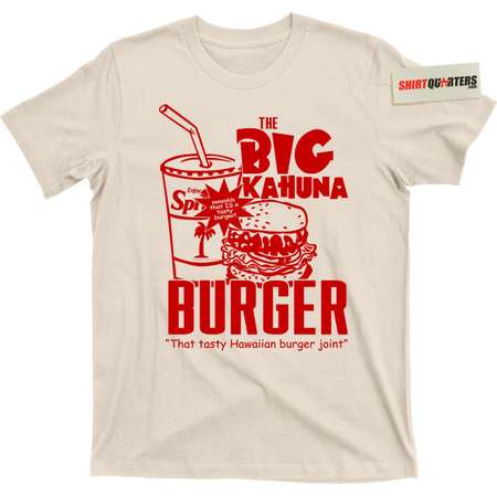 Pulp Fiction 2 directed by Quentin Tarantino Samuel L Jackson Jules Winnfield John Travolta Vincent Vega the Big Kahuna Burger mens t shirt thumb