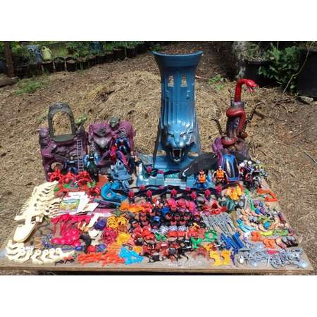 Eternia Playset lot Masters of the Universe Uncommon Rare 80s Collection Preternia Greyskull Princess of Power Skareglow She Ra MOTU thumb
