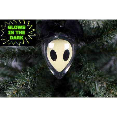 Alien Ornament, Glow In The Dark Ornament, Floating Ornament, Alien Decor, Glow In The Dark, X Files, I Want To Believe, Spaceship thumb