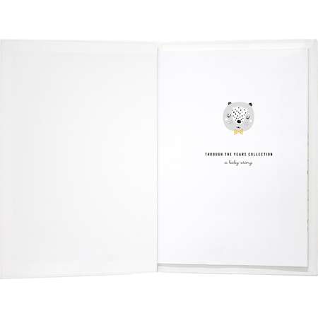 Modern Baby Book ,Baby Memory Book, Baby Shower Gift, Baby Gift, Baby Album, Keepsake Baby Book, Gender Neutral, Baby Journal, Coco Bear thumb