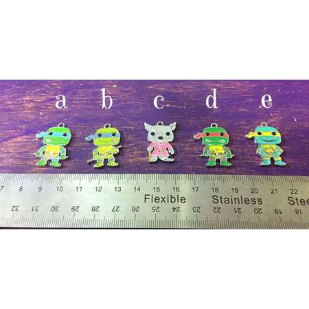 TMNT Charm, Pendant, Zipper Pull: Splinter ~ Teenage Mutant Ninja Turtles Zipper Pulls! ~ Purse Jewelry, Backpack Accessory, TMNT Charm thumb