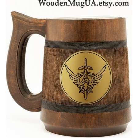 The Legend of Zelda Mug Zelda Gift Zelda Emblem Gamer mug Zelda Sword Zelda Triforce thumb