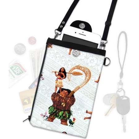 Disney Moana Crossbody Bag, Phone Wallet, ID Wallet, Hip Bag, Vacation ID Wallet, iPhone Samsung thumb