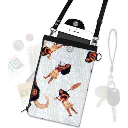 Disney Moana Crossbody Bag, Phone Wallet, ID Wallet, Hip Bag, Vacation ID Wallet, iPhone Samsung thumb