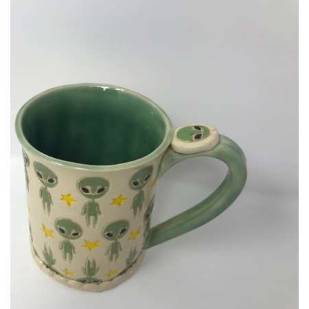 Handmade alien mug thumb