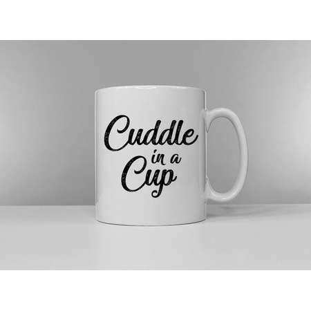 Coffee Mug and Hot Chocolate / Cuddle In A Cup / Festive Christmas CoCo Gift thumb
