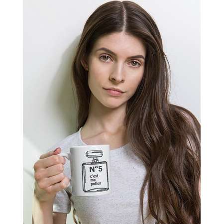 Chanel No. 5 Inspired Mug 11Oz. Coco Chanel Inspired mug, French mug, gifts for her thumb