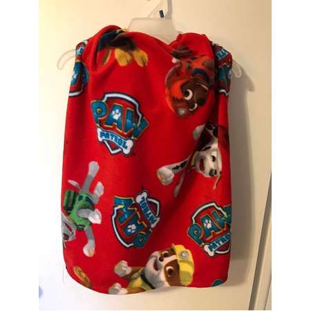 Weighted cape Paw Patrol, 2.5 lbs shoulder wrap - washable - fun fleece thumb